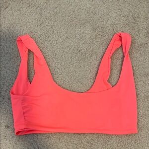 Naked Wardrobe Coral Bikini Top